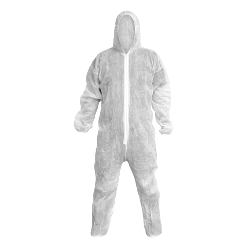 Sealey - 9601XL Disposable Coverall White - X-Large Safety Products Sealey - Sparks Warehouse