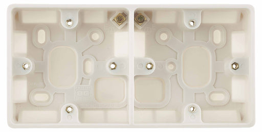 BG Nexus 896 Dual Round Edge Surface Pattress Box 37mm - BG - sparks-warehouse