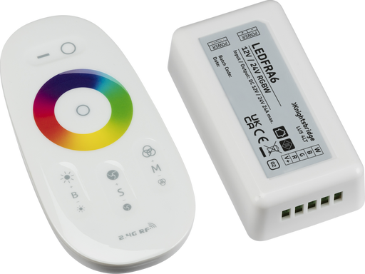 Knightsbridge LEDFRA6 12V / 24V RF Touch Controller and Remote - RGBW  Sparks Warehouse - Sparks Warehouse