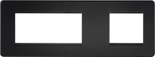 Knightsbridge SF6GMB Screwless 6G Modular Faceplate (2G + 4G) - Matt Black  Sparks Warehouse - Sparks Warehouse