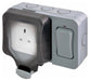 BG Nexus Storm WP21ES Weatherproof 13A 1 Gang Socket With External Switch - BG - sparks-warehouse