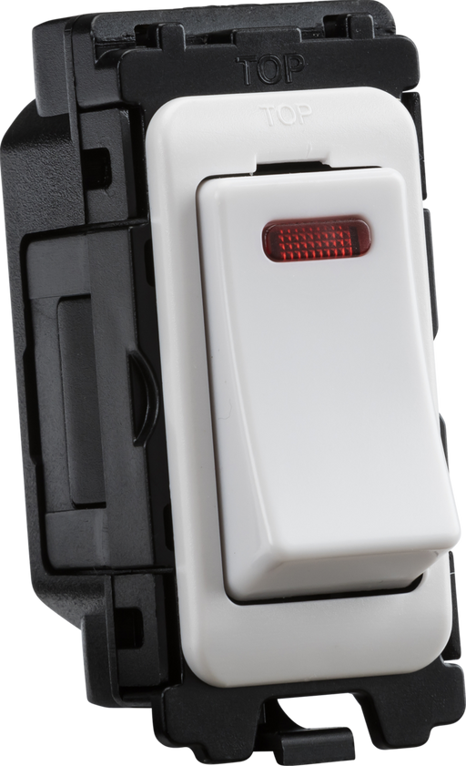 Knightsbridge CUGM6N 20AX DP switch module with neon  Sparks Warehouse - Sparks Warehouse