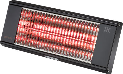 Knightsbridge OH20MB 230V IP20 1.5kW shortwave Infrared heater - matt black Outdoor Heaters Knightsbridge - Sparks Warehouse
