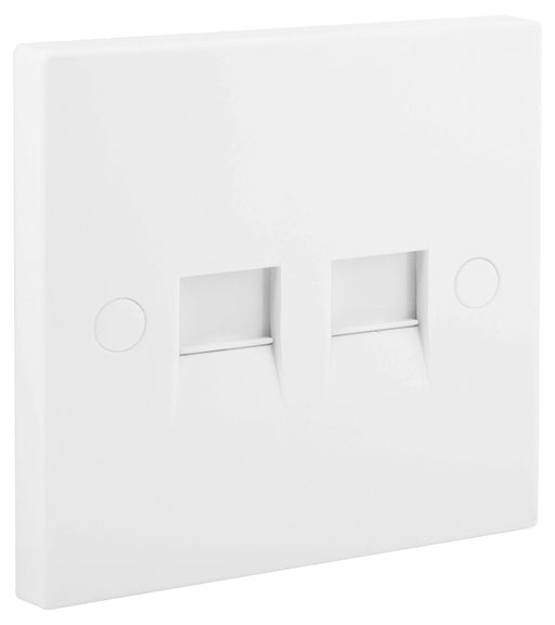 BG Nexus 9RJ11/2 RJ11 DATA Outlet 2 Gang Screw Type - BG - sparks-warehouse