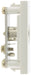 BG EMNSTVW Single Co-Axial Female White Module (25 X 50mm) - BG - sparks-warehouse