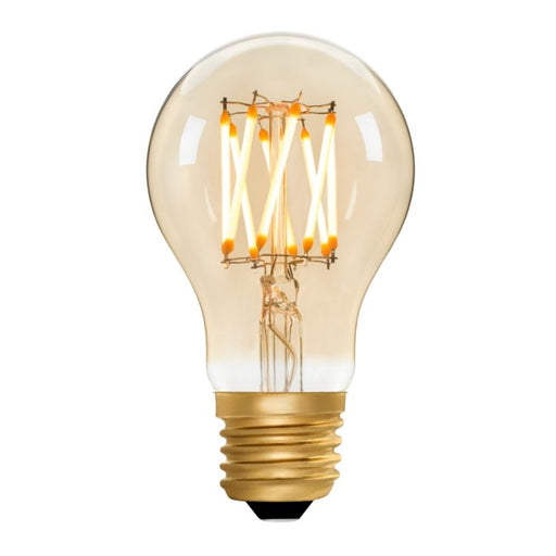 Zico ZIK031/6W22E27A - GLS A60 Amber 6w E27 2000k Zico Vintage Zico - The Lamp Company