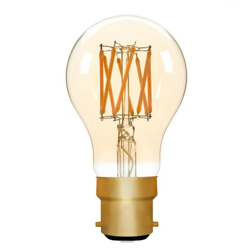 Zico ZIK031/6W22B22A - GLS A60 Amber 6w B22 2000k Zico Vintage Zico - The Lamp Company