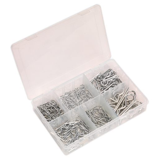 Sealey - AB002RC R-Clip Assortment 150pc Consumables Sealey - Sparks Warehouse