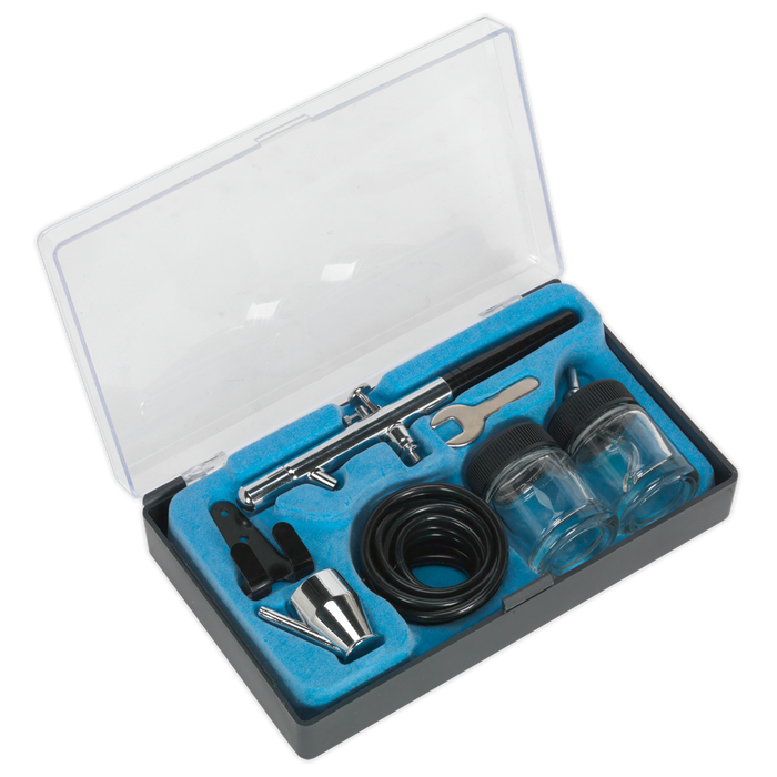 Sealey - AB932 Air Brush Kit Professional without Propellant Bodyshop Sealey - Sparks Warehouse