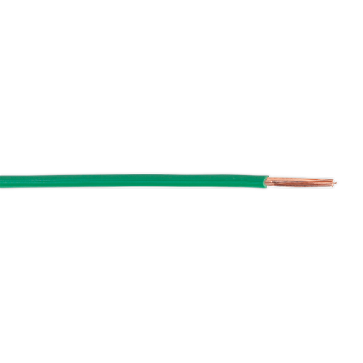 Sealey - AC2830GR Automotive Cable Thin Wall Single 2mm² 28/0.30mm 50m Green Consumables Sealey - Sparks Warehouse