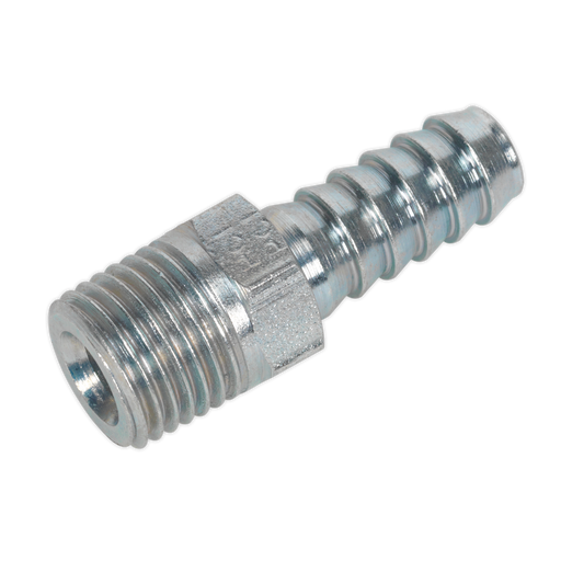 Sealey - AC39 Screwed Tailpiece Male 1/4"BSPT - 5/16" Hose Pack of 5 Compressors Sealey - Sparks Warehouse