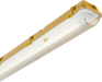 Knightsbridge AC651581EM 110V IP65 1x58W 5ft Single HF Non-Corrosive Fluorescent Fitting with Emergency Fluorescent Lighting Knightsbridge - Sparks Warehouse