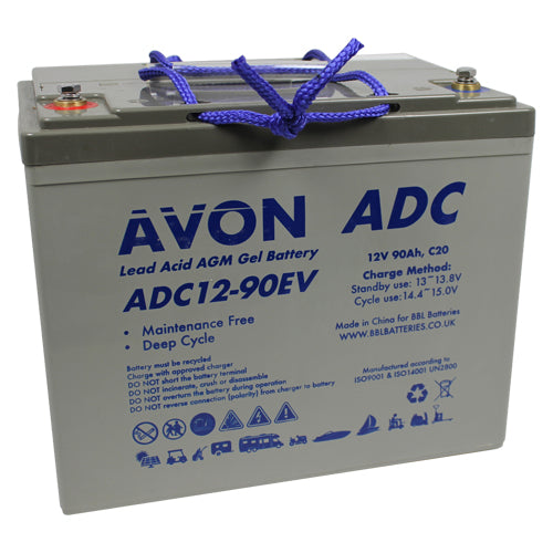 AVON - Avon Deep Cycle AGM GEL 12v 90ah
