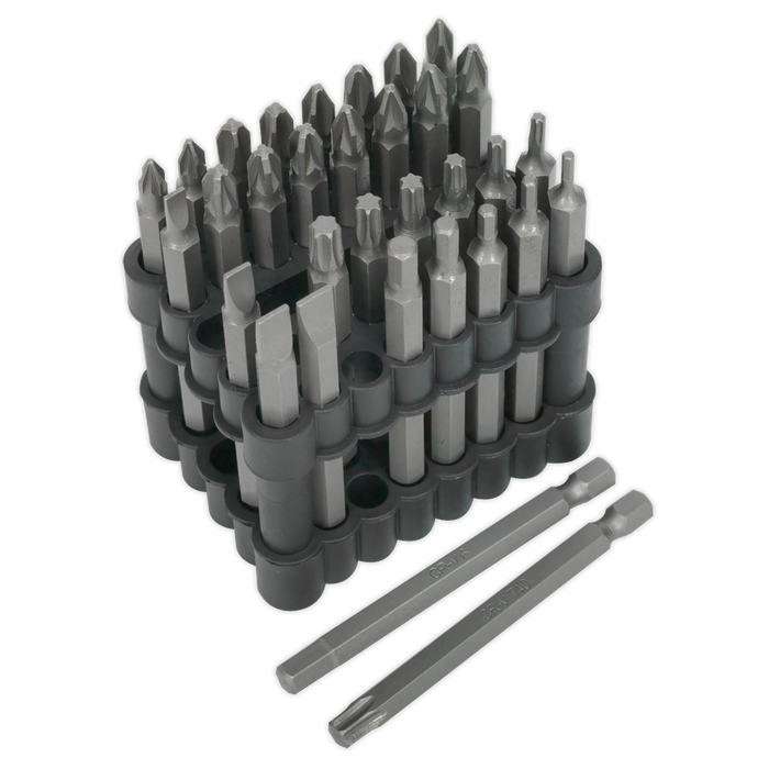 Sealey - AK112 Power Tool Bit Set 32pc 75mm Hand Tools Sealey - Sparks Warehouse