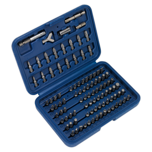 Sealey - AK2100 Power Tool/Security Bit Set 100pc Hand Tools Sealey - Sparks Warehouse