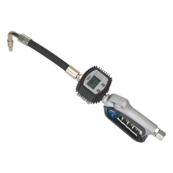 Sealey AK4565D - Oil Hose End Gun with Digital Meter Lubrication Sealey - Sparks Warehouse