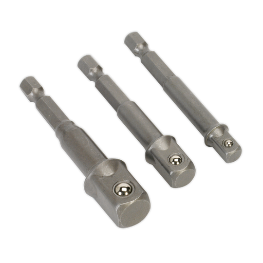 Sealey - AK4929 Socket Adaptor Set 3pc Power Tool Hand Tools Sealey - Sparks Warehouse