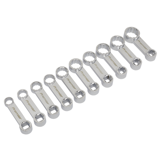 Sealey - AK59895 Torque Adaptor Spanner Set 10pc 3/8"Sq Drive - Metric Hand Tools Sealey - Sparks Warehouse