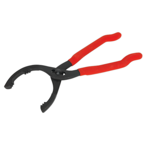 Sealey - AK6411 Oil Filter Pliers Forged Ø60-108mm Capacity Vehicle Service Tools Sealey - Sparks Warehouse