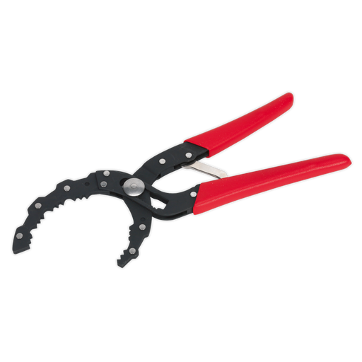 Sealey - AK6419 Oil Filter Pliers - Auto-Adjusting Vehicle Service Tools Sealey - Sparks Warehouse