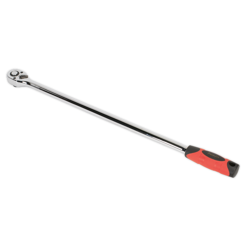 Sealey - AK6695 Ratchet Wrench Extra-Long 600mm 1/2"Sq Drive Hand Tools Sealey - Sparks Warehouse