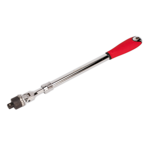 Sealey - AK7316 Ratcheting Breaker Bar Extendable 1/2"Sq Drive Hand Tools Sealey - Sparks Warehouse