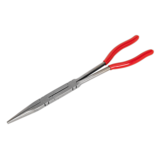 Sealey - AK8591 Needle Nose Pliers Double Joint Long Reach 335mm Hand Tools Sealey - Sparks Warehouse