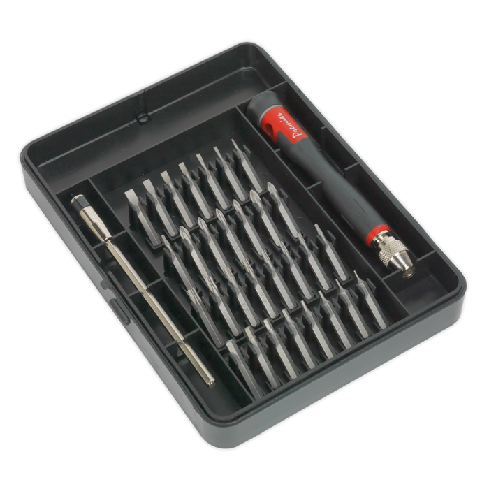 Sealey - AK97322 Precision Extendable Screwdriver Set 32pc Hand Tools Sealey - Sparks Warehouse