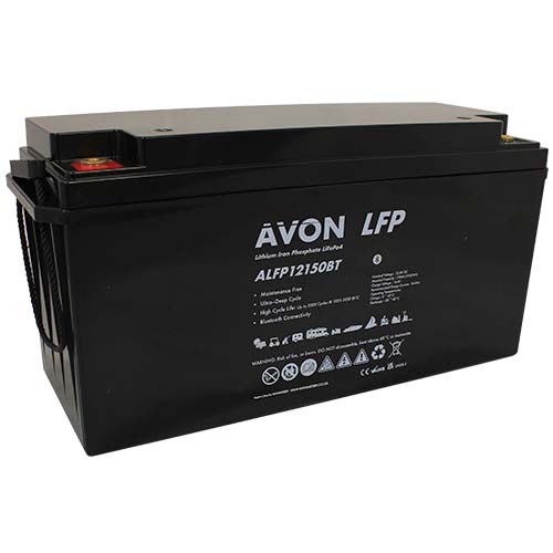AVON - AVON LITHIUM LIFEPO4 BATTERY 12V 150AH BLUETOOTH