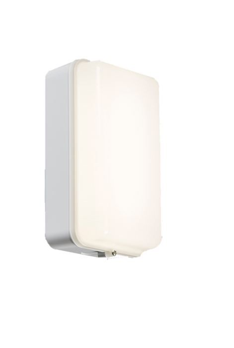 Knightsbridge AMLEDW 230v 5W IP54 Amenity White/Opal LED Bulkhead Bulkhead Knightsbridge - Sparks Warehouse