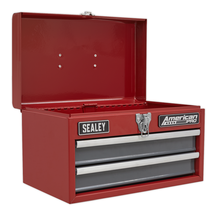 Sealey - AP2602BB Toolbox 2 Drawer with Ball Bearing Slides Storage & Workstations Sealey - Sparks Warehouse