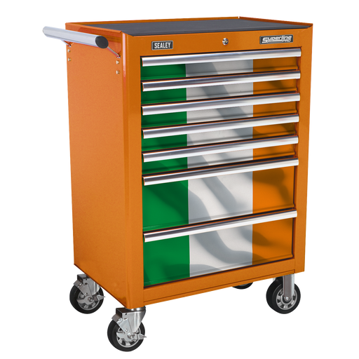Sealey AP26479TOIRE - Republic of Ireland Graphics 7 Drawer Rollcab Kit Storage & Workstations Sealey - Sparks Warehouse