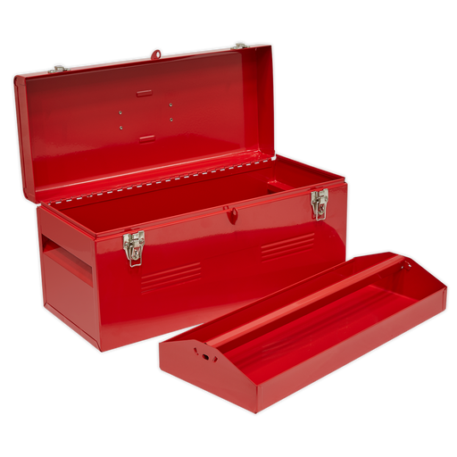 Sealey - AP533 Toolbox with Tote Tray 510mm Storage & Workstations Sealey - Sparks Warehouse