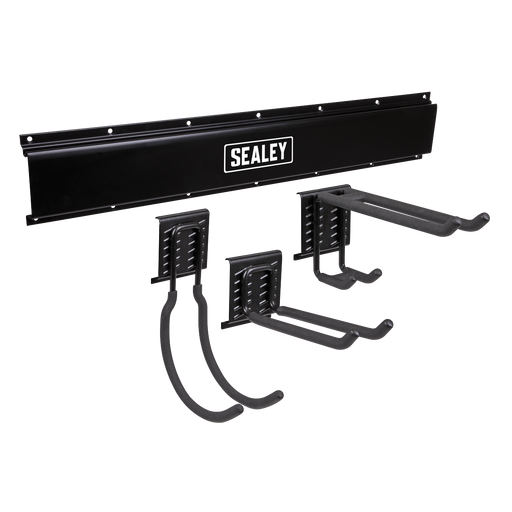 Sealey - APHKIT1 4pc Multipurpose Storage Hook Kit Storage & Workstations Sealey - Sparks Warehouse