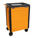 Sealey APPD7O - Rollcab 7 Drawer Push-To-Open Hi-Vis Orange Storage & Workstations Sealey - Sparks Warehouse