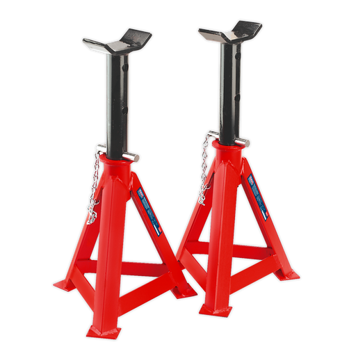 Sealey - AS10000 Axle Stands (Pair) 10tonne Capacity per Stand Jacking & Lifting Sealey - Sparks Warehouse
