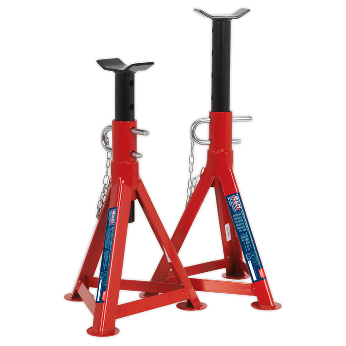 Sealey - AS2500 Axle Stands (Pair) 2.5tonne Capacity per Stand Jacking & Lifting Sealey - Sparks Warehouse