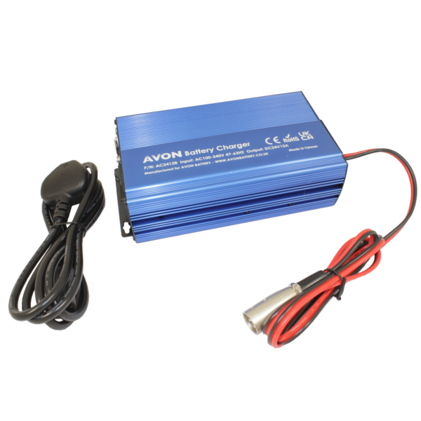 AVON - AC2412B AVON BATTERY CHARGER 24V 12A 5 STAGE INTEL