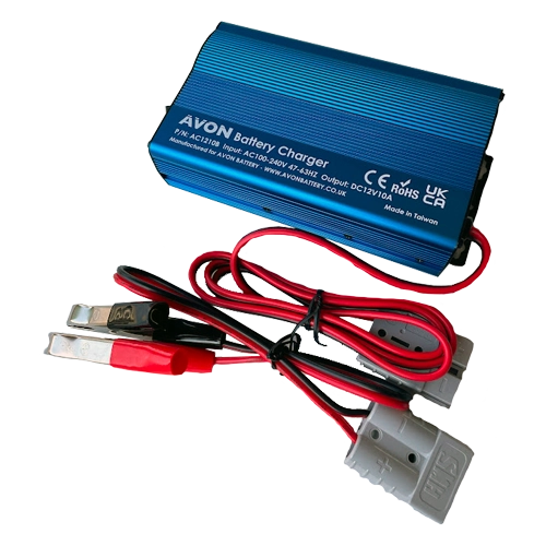 AVON - AC1210B AVON BATTERY CHARGER 12V 10A 5 STAGE INTEL