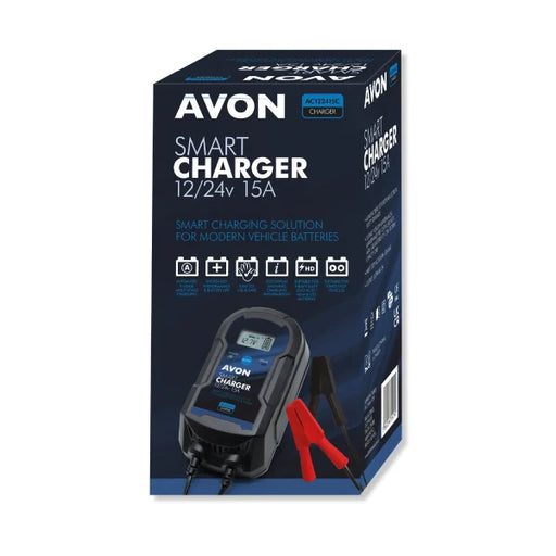 AVON - AC122415C AVON BATTERY CHARGER 12/24V 15A INTELLIG