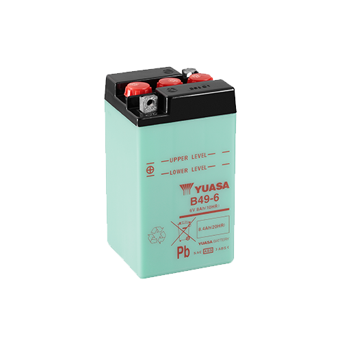 YUASA - B49-6(CP) YUASA BATTERY 6V 8AH (008011FP)