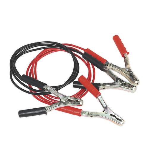 Sealey - BC/10/2.5 Booster Cables 10mm² x 2.5m Copper 160A Garage & Workshop Sealey - Sparks Warehouse