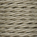 1.5mm Core Decorative Braided Fabric Flex  - 1 Metre Length  - BEIGE TWIST