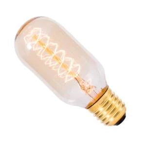 Bell 01492 Tubular Spiral Decorative Lamp 250v 40w E27 Amber Tinted Glass Antique Filament Bulbs Bell - Sparks Warehouse