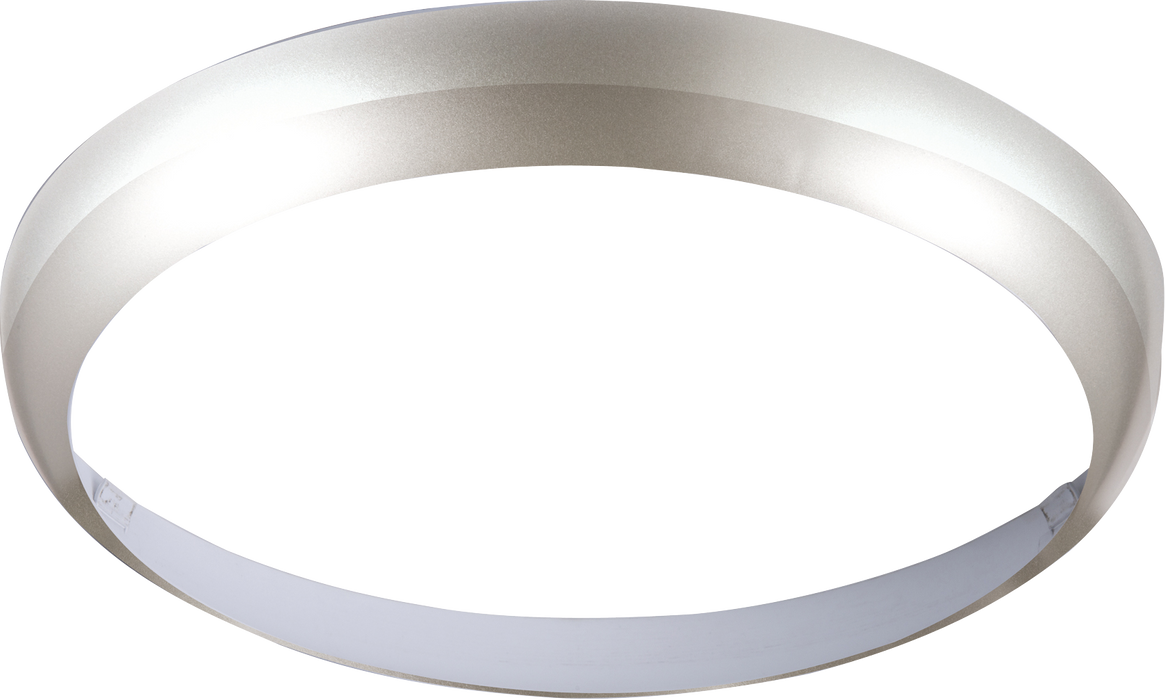 Knightsbridge BF14BMS Matt Silver Bezel FOR BF LED Bulkhead 14W 300mm Lighting Accessories Knightsbridge - Sparks Warehouse