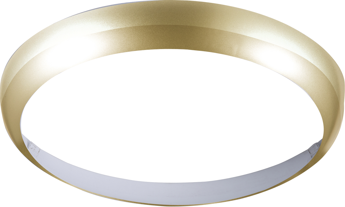 Knightsbridge BF24BBR Matt Brass Bezel FOR BF LED Bulkhead 24W 400mm Lighting Accessories Knightsbridge - Sparks Warehouse