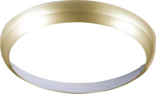 Knightsbridge BF24BBR Matt Brass Bezel FOR BF LED Bulkhead 24W 400mm Lighting Accessories Knightsbridge - Sparks Warehouse
