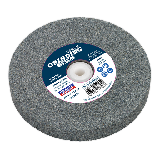 Sealey - BG150/16 Grinding Stone Ø150 x 20mm 32(13)mm Bore A36Q Coarse Consumables Sealey - Sparks Warehouse