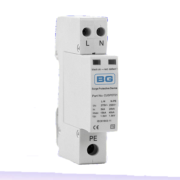 BG SPDT21 Type 2  Single Phase Surge Protection Device - BG - Sparks Warehouse