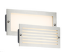 Knightsbridge BLED5SW 230V IP54 5W White LED Brick Light - Brushed Steel Fascia Brick Light Knightsbridge - Sparks Warehouse